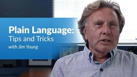 Plain Language: Tips and Tricks